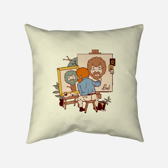 Happy Triple Portrait-None-Non-Removable Cover w Insert-Throw Pillow-vp021