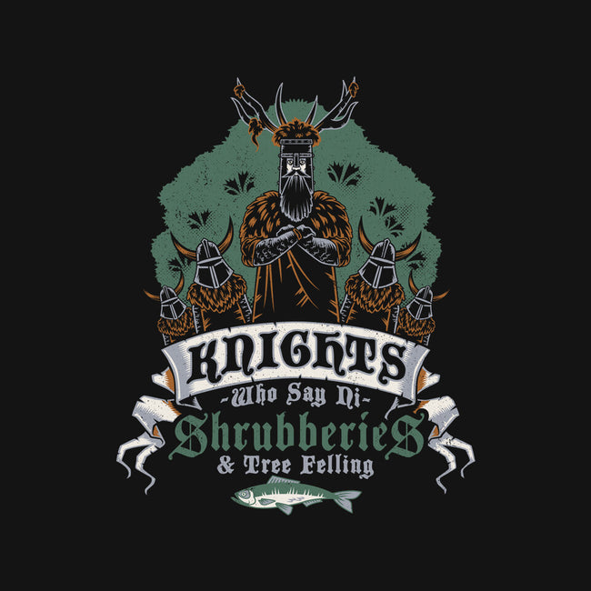 Knightly Shrubberies And Tree Felling-Unisex-Zip-Up-Sweatshirt-Nemons