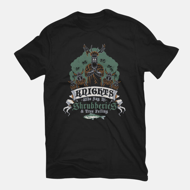 Knightly Shrubberies And Tree Felling-Mens-Heavyweight-Tee-Nemons