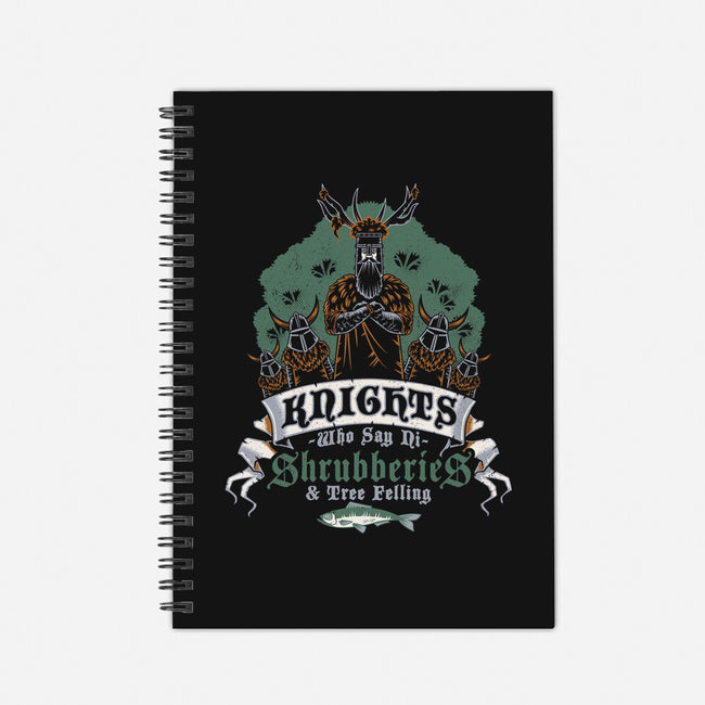 Knightly Shrubberies And Tree Felling-None-Dot Grid-Notebook-Nemons