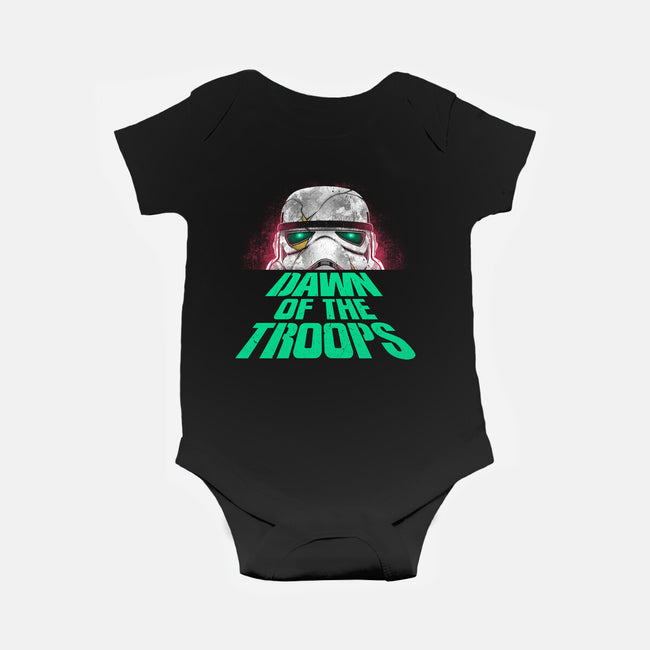 Dawn Of The Troops-Baby-Basic-Onesie-Getsousa!