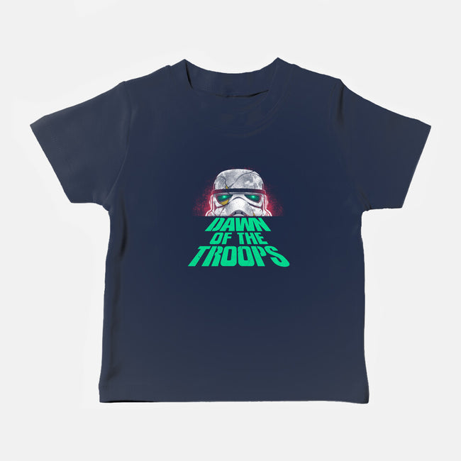 Dawn Of The Troops-Baby-Basic-Tee-Getsousa!