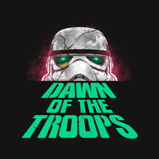 Dawn Of The Troops-None-Removable Cover-Throw Pillow-Getsousa!