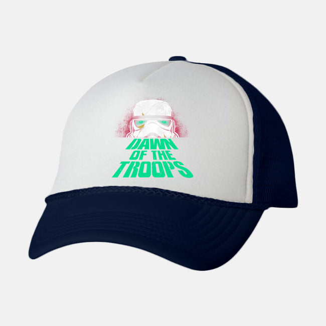 Dawn Of The Troops-Unisex-Trucker-Hat-Getsousa!