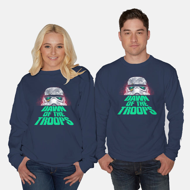 Dawn Of The Troops-Unisex-Crew Neck-Sweatshirt-Getsousa!