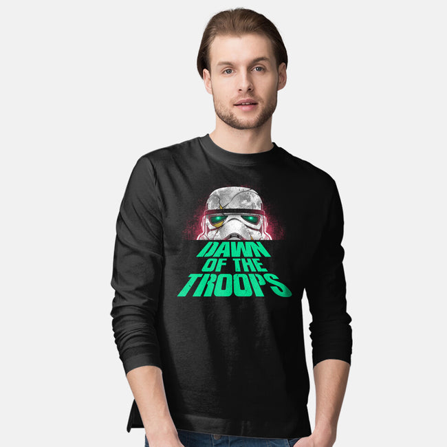 Dawn Of The Troops-Mens-Long Sleeved-Tee-Getsousa!