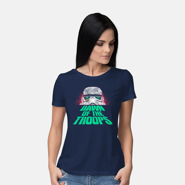 Dawn Of The Troops-Womens-Basic-Tee-Getsousa!