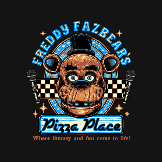 Freddy’s Pizza Place-Baby-Basic-Tee-momma_gorilla