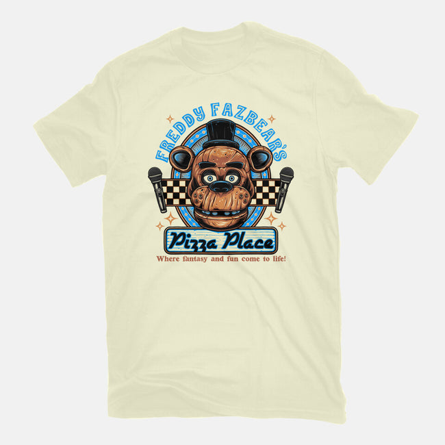 Freddy’s Pizza Place-Mens-Basic-Tee-momma_gorilla