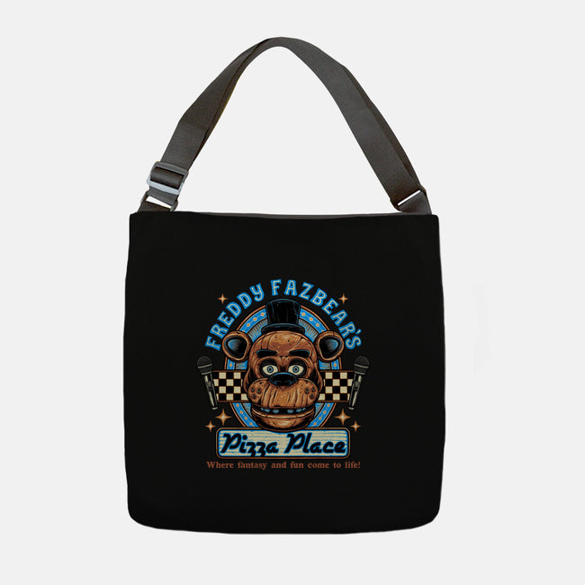 Freddy’s Pizza Place-None-Adjustable Tote-Bag-momma_gorilla