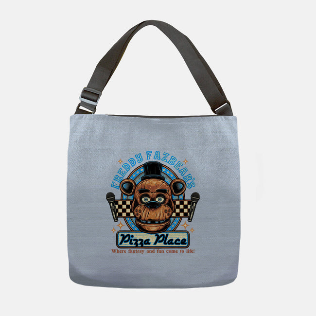 Freddy’s Pizza Place-None-Adjustable Tote-Bag-momma_gorilla