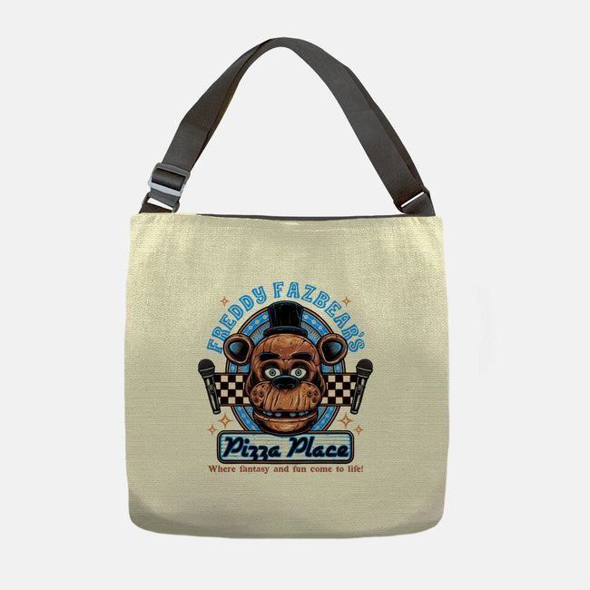 Freddy’s Pizza Place-None-Adjustable Tote-Bag-momma_gorilla