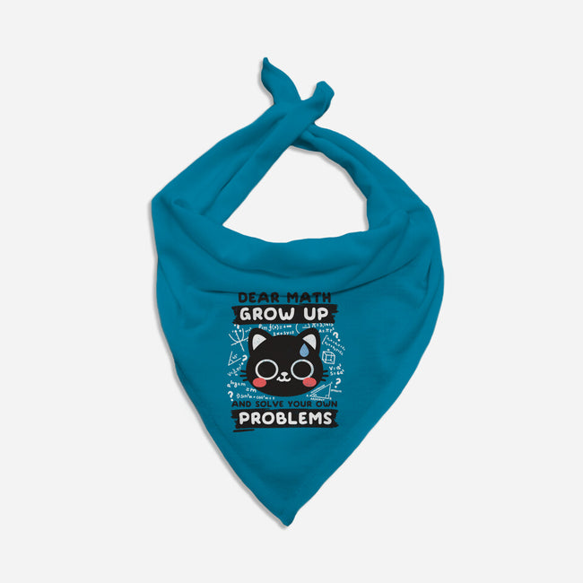 Math Confused Cat-Cat-Bandana-Pet Collar-NemiMakeit