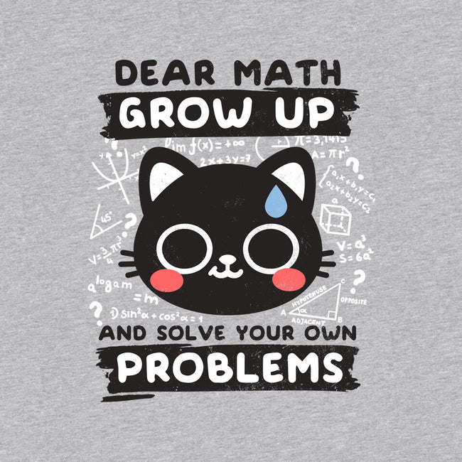 Math Confused Cat-Dog-Basic-Pet Tank-NemiMakeit