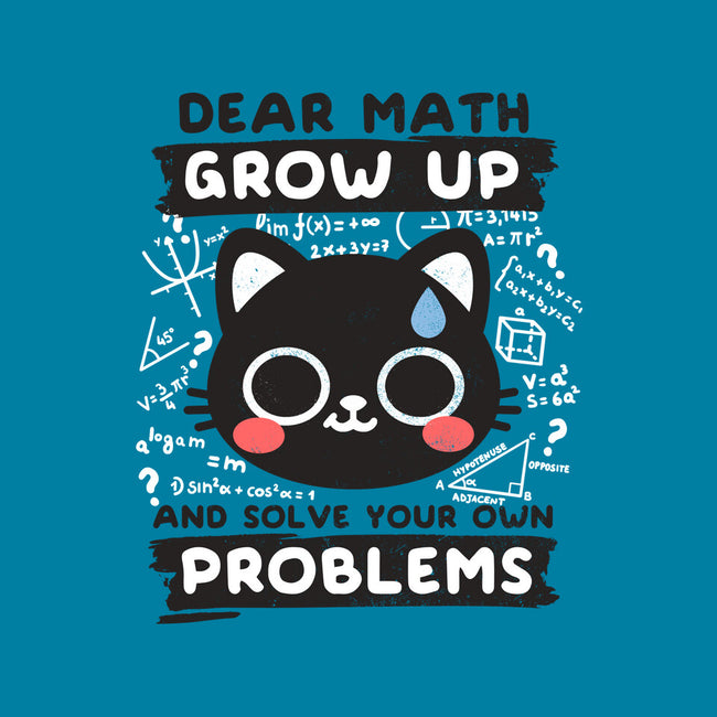 Math Confused Cat-None-Polyester-Shower Curtain-NemiMakeit