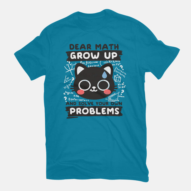 Math Confused Cat-Mens-Heavyweight-Tee-NemiMakeit