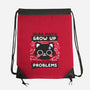 Math Confused Cat-None-Drawstring-Bag-NemiMakeit