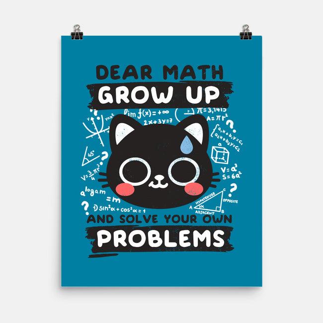 Math Confused Cat-None-Matte-Poster-NemiMakeit