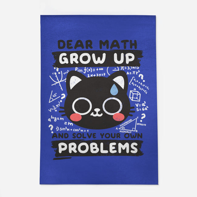 Math Confused Cat-None-Outdoor-Rug-NemiMakeit