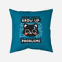 Math Confused Cat-None-Removable Cover-Throw Pillow-NemiMakeit