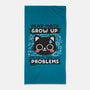 Math Confused Cat-None-Beach-Towel-NemiMakeit