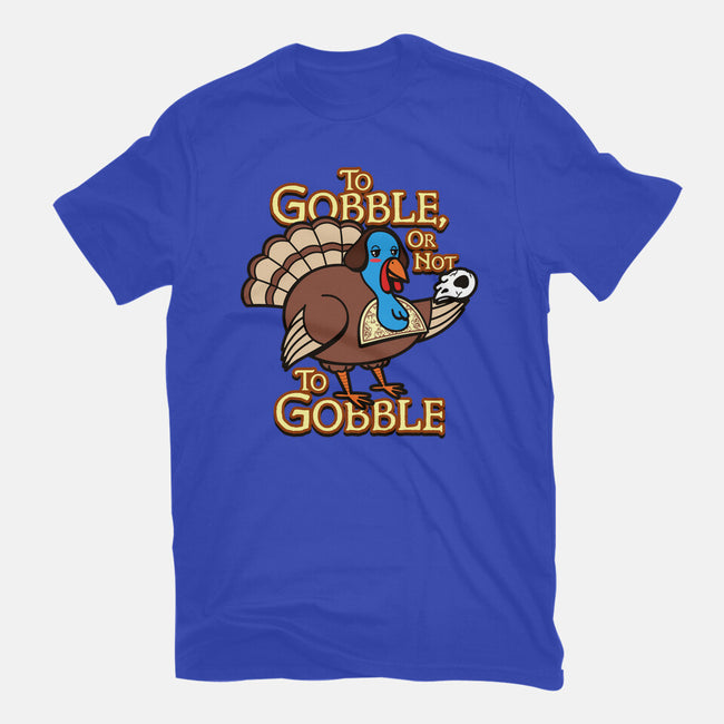 To Gobble Or Not To Gobble-Womens-Fitted-Tee-Boggs Nicolas