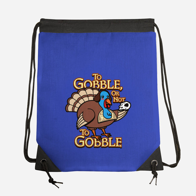 To Gobble Or Not To Gobble-None-Drawstring-Bag-Boggs Nicolas