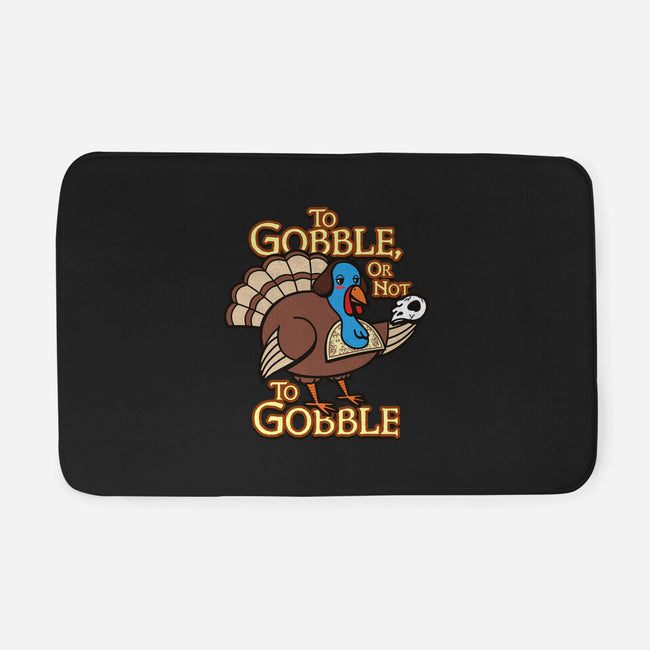 To Gobble Or Not To Gobble-None-Memory Foam-Bath Mat-Boggs Nicolas