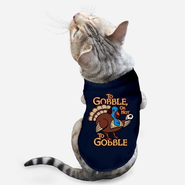 To Gobble Or Not To Gobble-Cat-Basic-Pet Tank-Boggs Nicolas