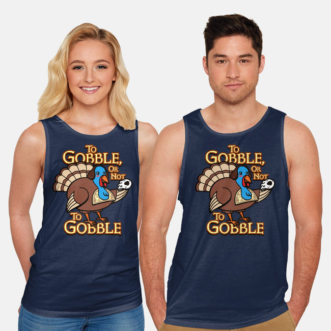 To Gobble Or Not To Gobble-Unisex-Basic-Tank-Boggs Nicolas