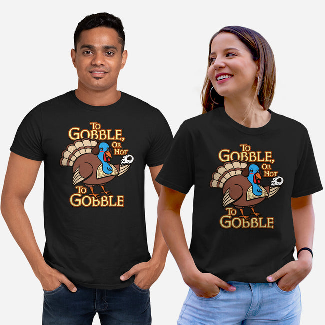 To Gobble Or Not To Gobble-Unisex-Basic-Tee-Boggs Nicolas