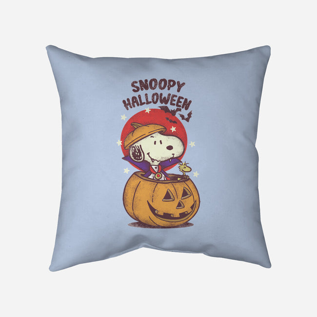 Snoopy Halloween-None-Removable Cover-Throw Pillow-turborat14