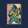 Green Ranger Woodblock-Mens-Heavyweight-Tee-DrMonekers