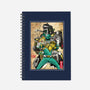 Green Ranger Woodblock-None-Dot Grid-Notebook-DrMonekers