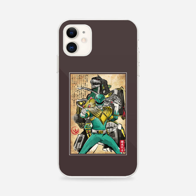 Green Ranger Woodblock-iPhone-Snap-Phone Case-DrMonekers