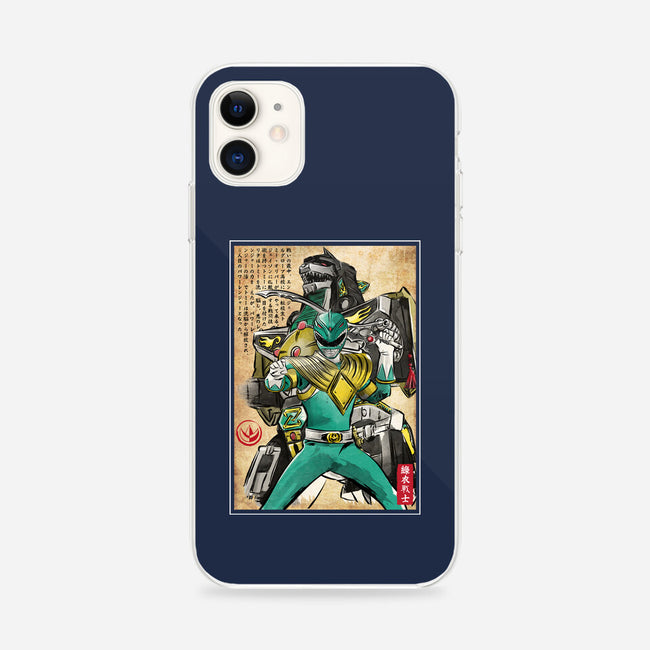 Green Ranger Woodblock-iPhone-Snap-Phone Case-DrMonekers