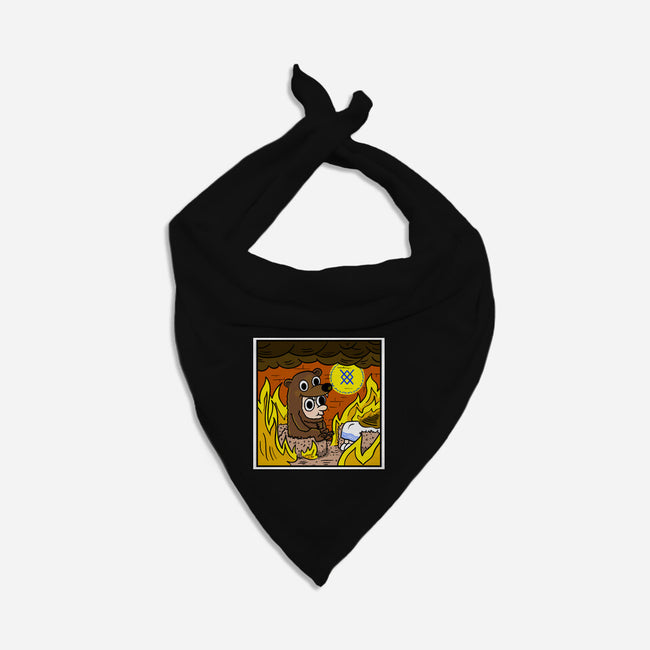 The Bear Is Fine-Dog-Bandana-Pet Collar-MarianoSan