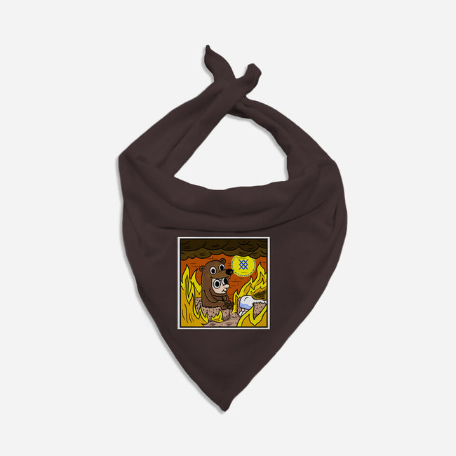 The Bear Is Fine-Dog-Bandana-Pet Collar-MarianoSan