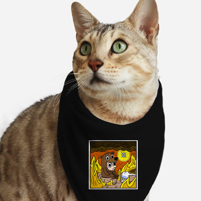 The Bear Is Fine-Cat-Bandana-Pet Collar-MarianoSan