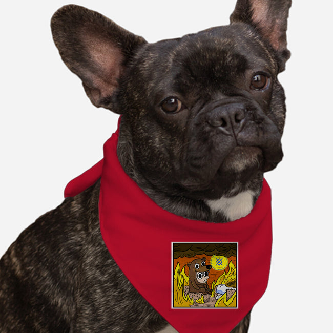 The Bear Is Fine-Dog-Bandana-Pet Collar-MarianoSan