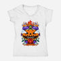 Candy Party-Womens-V-Neck-Tee-spoilerinc