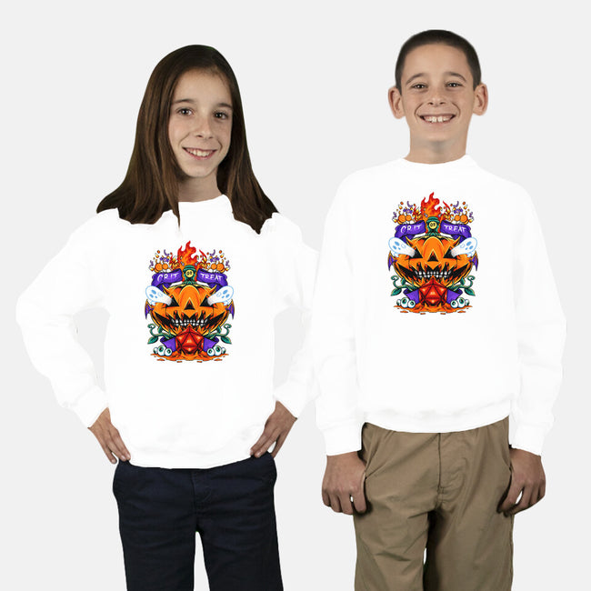 Candy Party-Youth-Crew Neck-Sweatshirt-spoilerinc