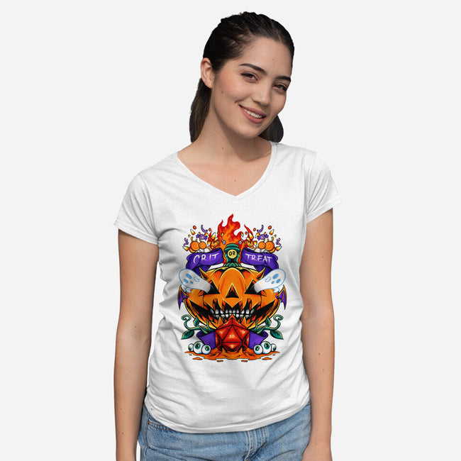 Candy Party-Womens-V-Neck-Tee-spoilerinc