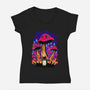 Symphony Of Evil-Womens-V-Neck-Tee-spoilerinc