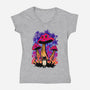 Symphony Of Evil-Womens-V-Neck-Tee-spoilerinc