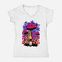 Symphony Of Evil-Womens-V-Neck-Tee-spoilerinc