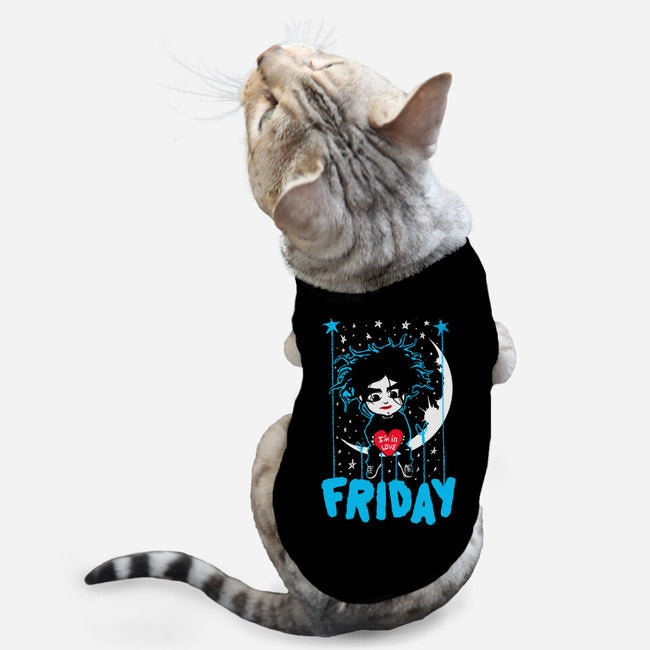 Friday I'm In Love-Cat-Basic-Pet Tank-Tronyx79