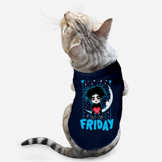 Friday I'm In Love-Cat-Basic-Pet Tank-Tronyx79