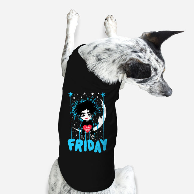 Friday I'm In Love-Dog-Basic-Pet Tank-Tronyx79