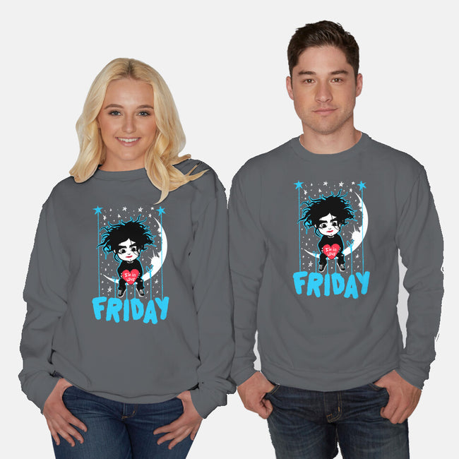 Friday I'm In Love-Unisex-Crew Neck-Sweatshirt-Tronyx79